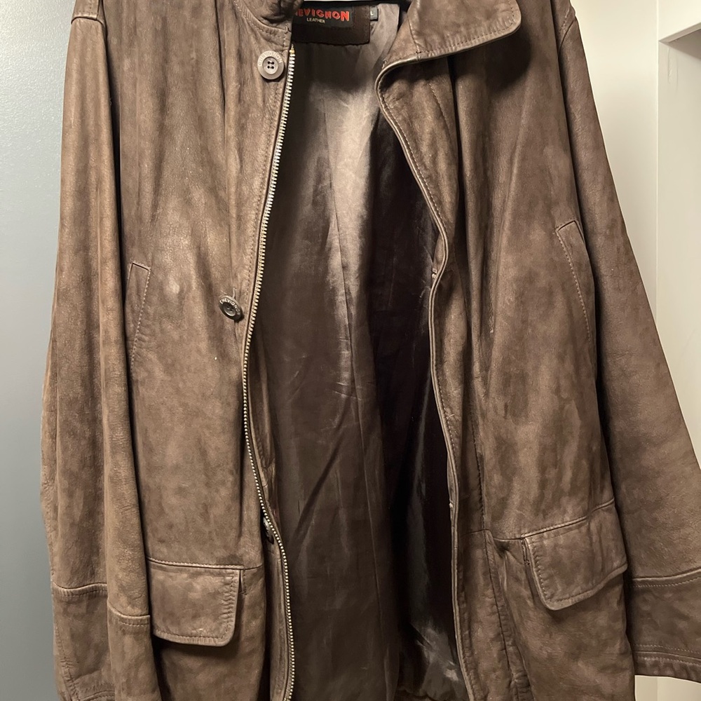 Men's Brown leather jacket